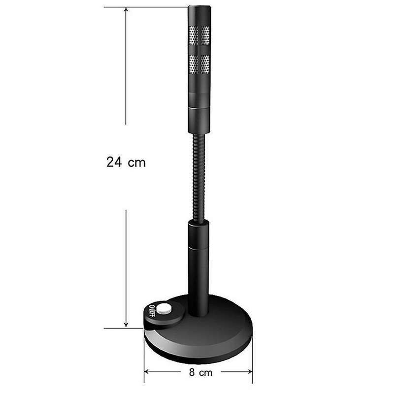 Usb Microphone 360 Omnidirectional Wired Microphone Adjustable Angle