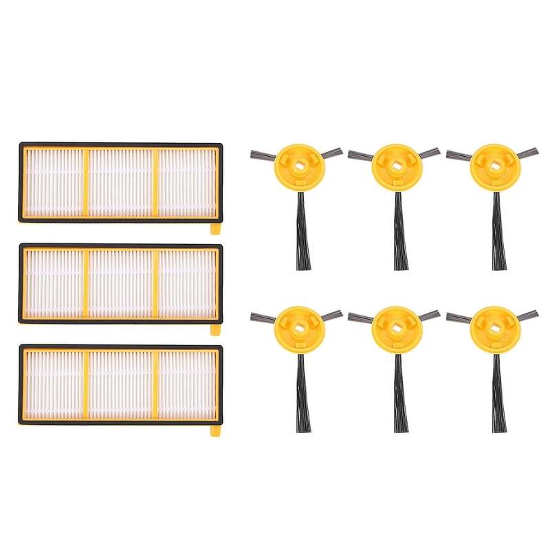 For Shark Ion Robot 750 720 Rv750 Rv720 6 Side Brushes, 3 Filters