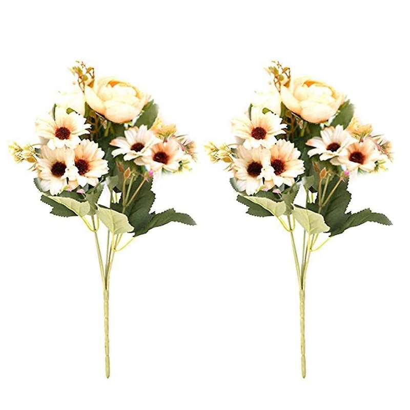 Artificial Flower Bridal Bouquet Home Decor Flower Simulation(orange)