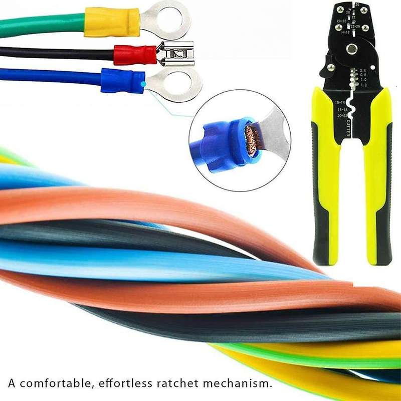 1pcs Crimp Tool Crimper Plier Wire Crimpers Adjustable Crimping Range