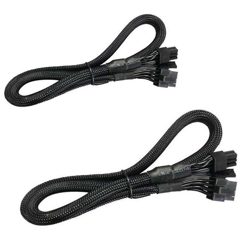 2 Pack 8 Pin to 8 Pin Pcie Vga Supply Cable for Evga Supernova 650