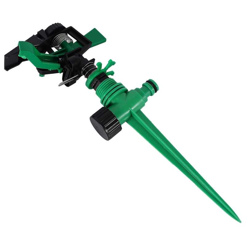 360 Rotating Water Sprinkle Garden Lawn Impulse Nozzle Watering Tool