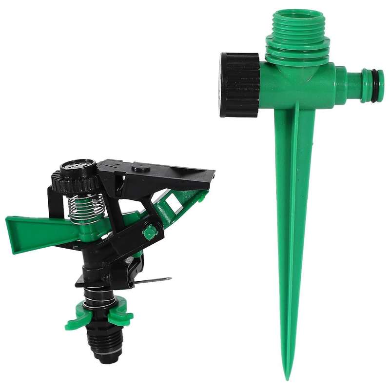 360 Rotating Water Sprinkle Garden Lawn Impulse Nozzle Watering Tool