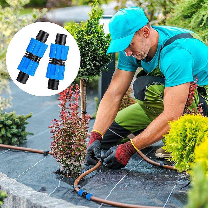 Drip Irrigation Fitting Kit,1/2 Inch Universal for 16-17 Mm Tubing -b