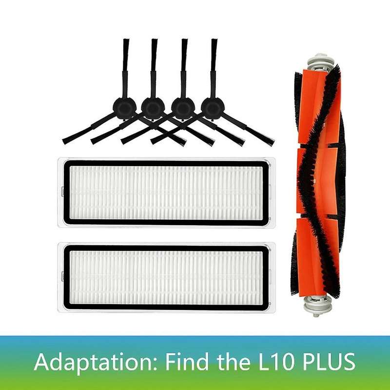 7 Pcs Main Side Brush Hepa Filter for Dearme L10plus Robotic Vacuum