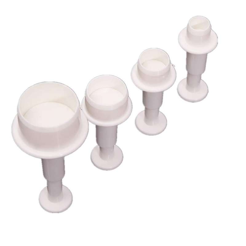 4pcs Round Circle Cake Biscuit Cookies Mold