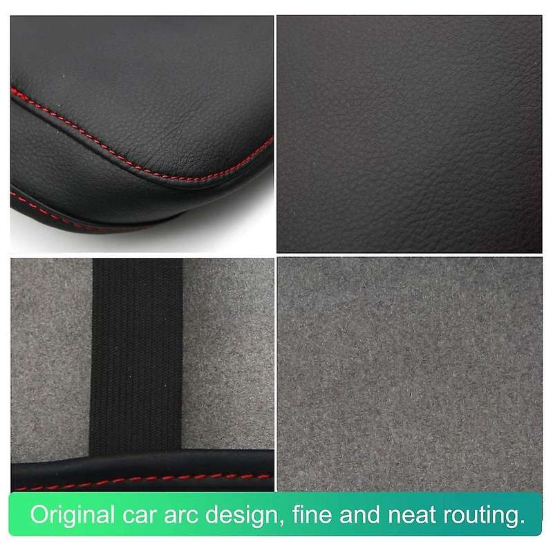 Car Center Console Armrest Cover Protector for Hyundai Kona Red
