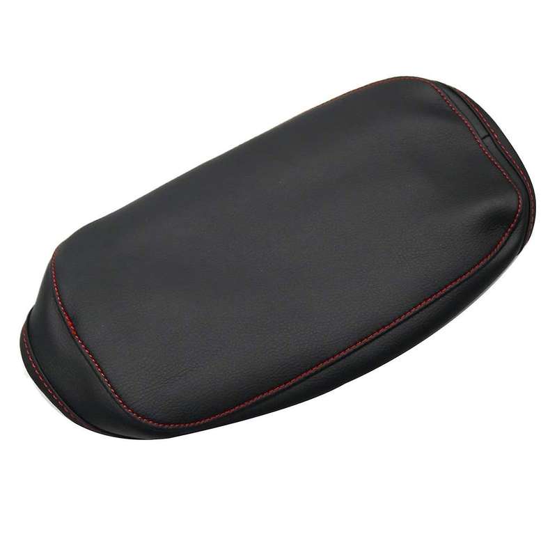 Car Center Console Armrest Cover Protector for Hyundai Kona Red
