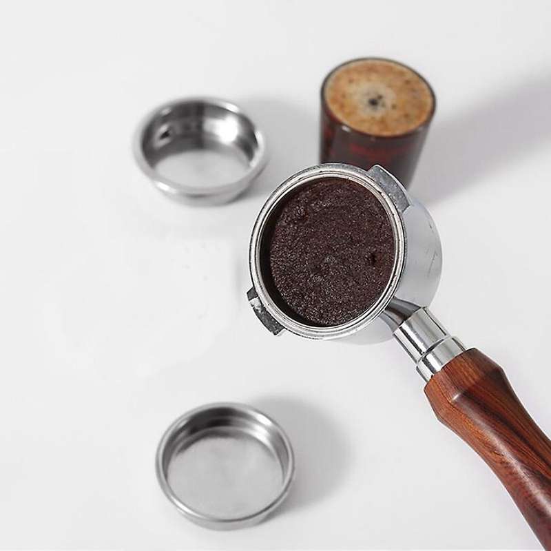 2pcs 51mm Stainless Steel Coffee Machines Pressurized Filter Basket