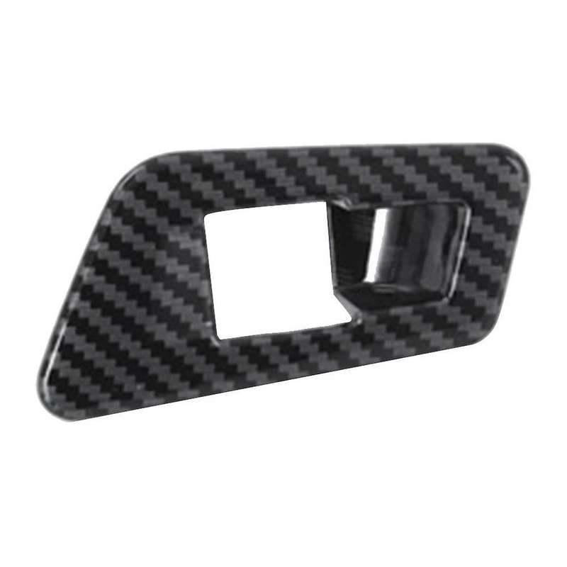 Carbon Fiber Car Tailgate Switch Trunk Control Button Cover