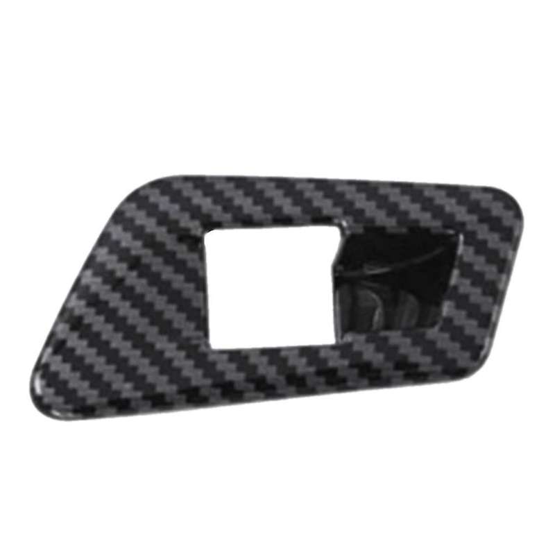 Carbon Fiber Car Tailgate Switch Trunk Control Button Cover