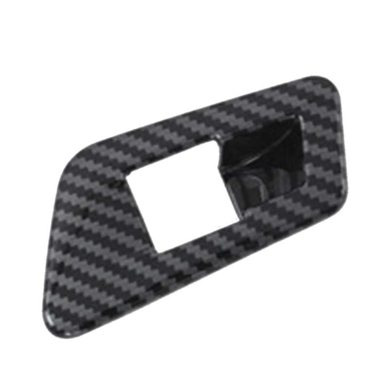 Carbon Fiber Car Tailgate Switch Trunk Control Button Cover