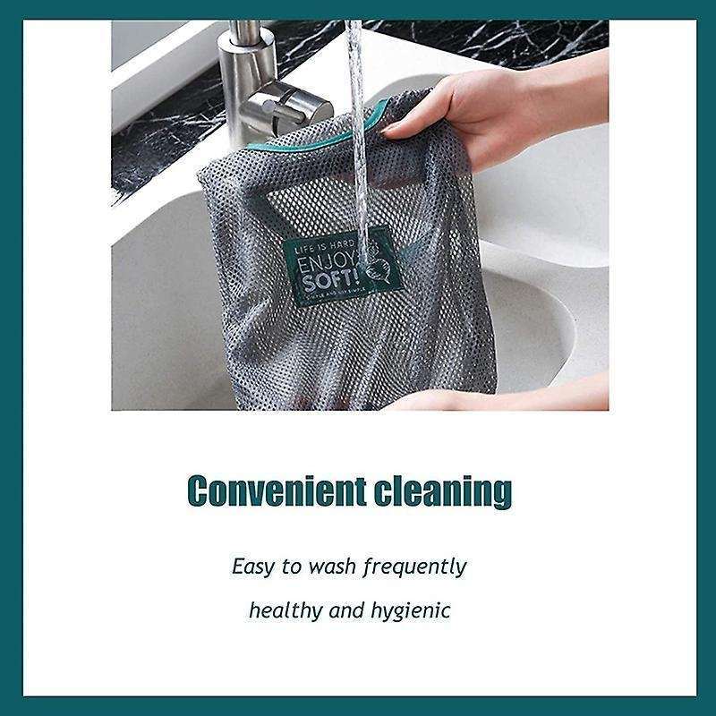 Hanging Storage Vegetable Mesh Bag Washable Wall Hanging Fruit Basket
