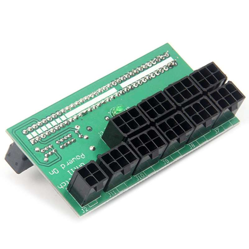 12v Server Power Conversion Board for Eth Zec 6pin Graphics Card