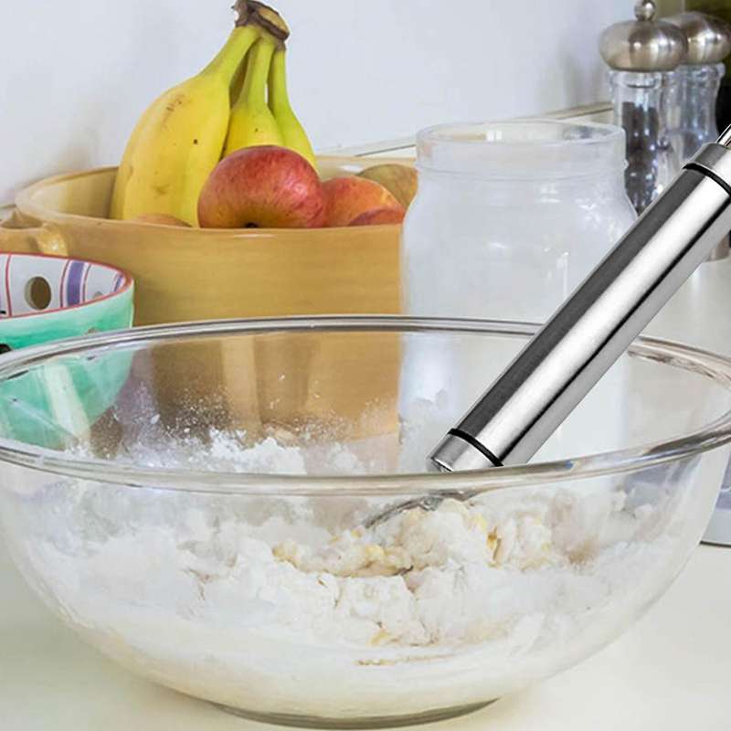 Danish Dough Whisk Stainless Steel Tools for Bread, Pastry Or Pizza