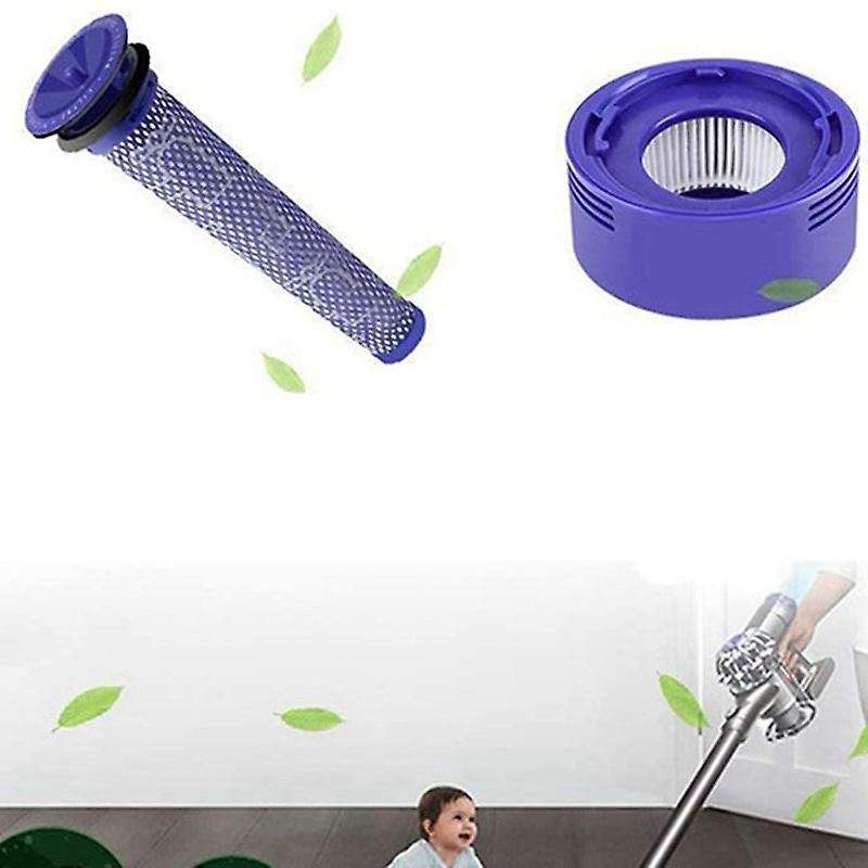 Pre & Post-motor Hepa Filter for Dyson V6 Dc59 Dc62 Sv03 Cordless