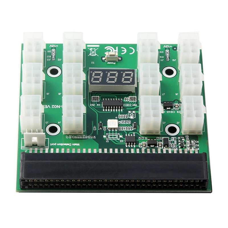 Breakout Board for Hp 1200w 750w Psu Gpu Miner Mining Btc Eth