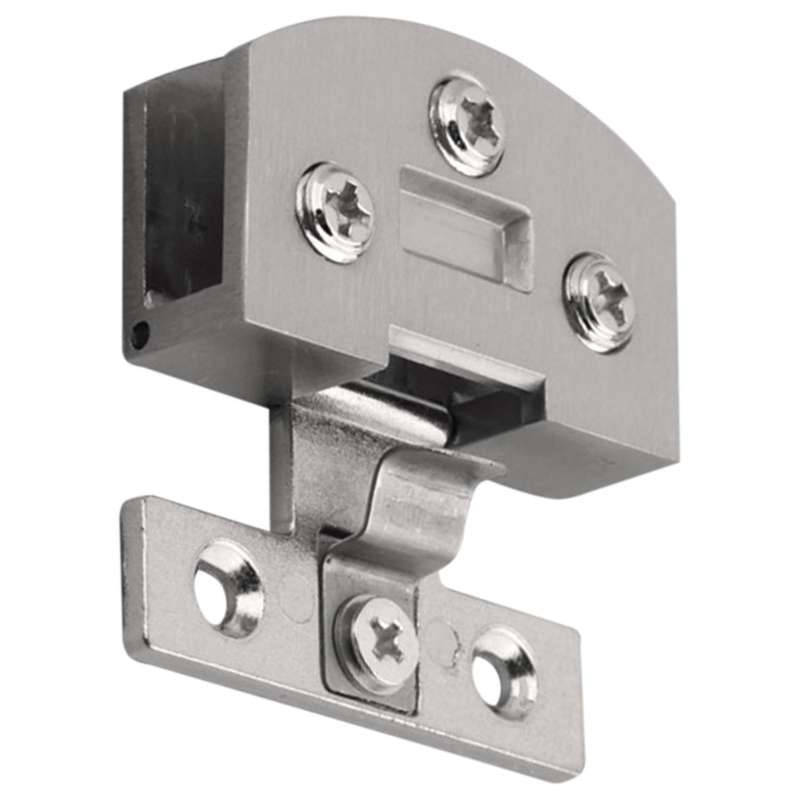 2pcs Glass Cabinet Door Hinge Wine Cabinet Clip Display Cabinet