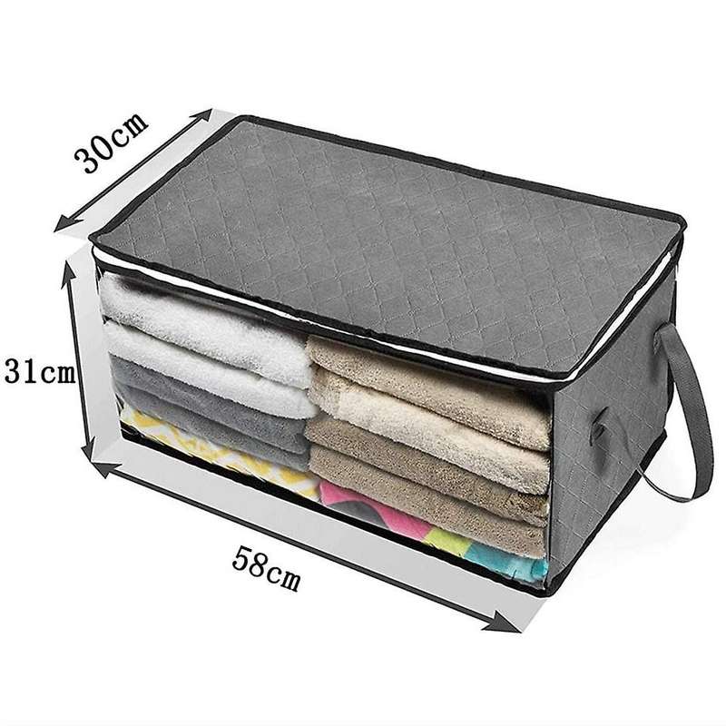 Large Capacity Clothes Storage Bag with Handle for Comforters