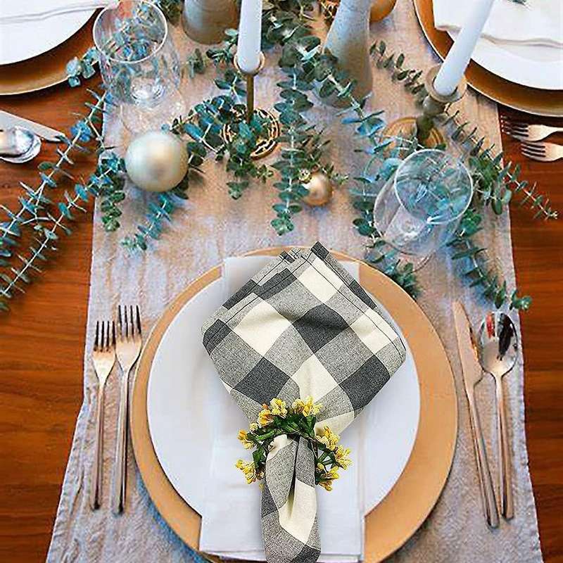 Napkin Rings, Napkin Holder Table Decor for Wedding, Christmas B