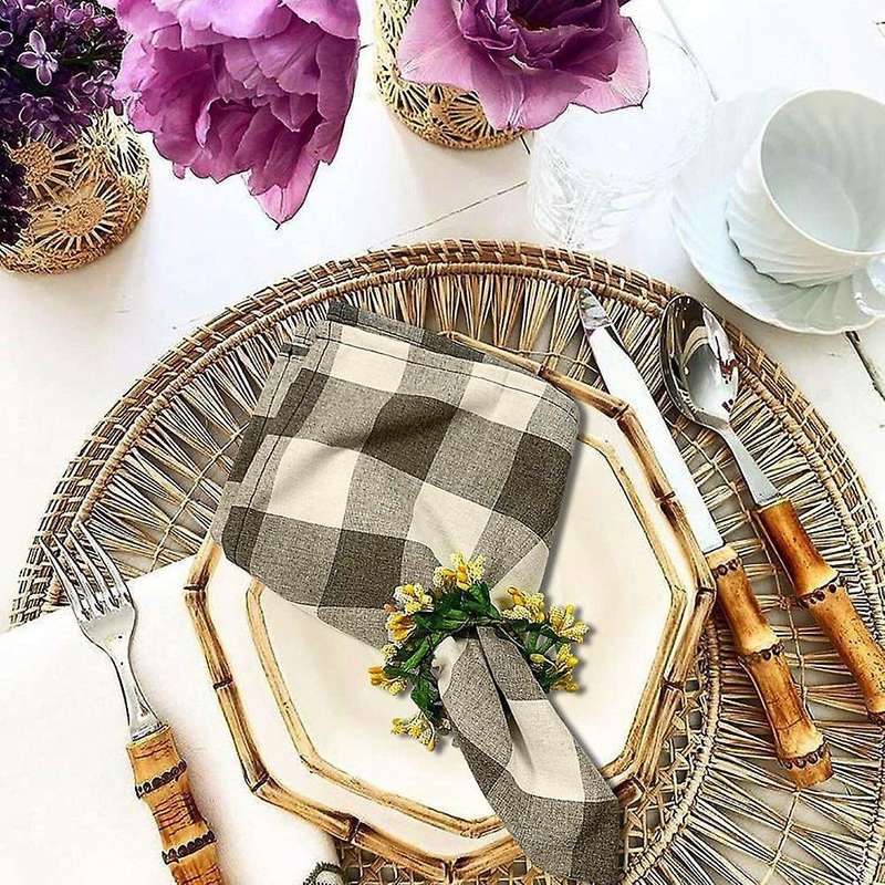Napkin Rings, Napkin Holder Table Decor for Wedding, Christmas B