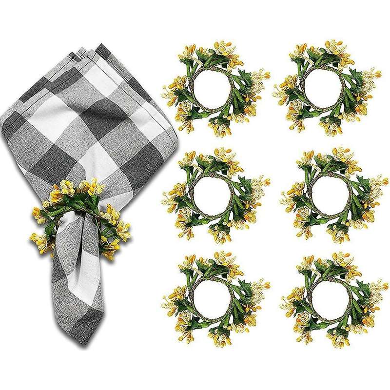 Napkin Rings, Napkin Holder Table Decor for Wedding, Christmas B