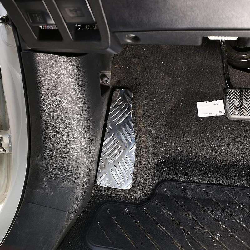 For Toyota Hilux 2015-2021 Rest Pedal Cover Trim Accessories Silver