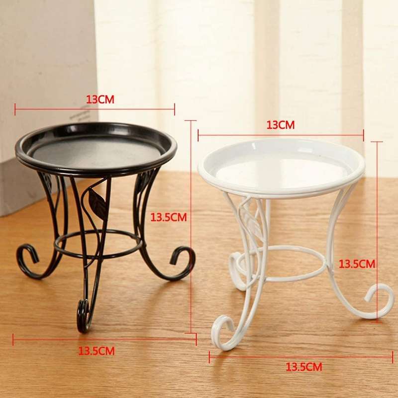 Flower Stool Metal Flower Stand,european Style Stool Balcony Floor 1