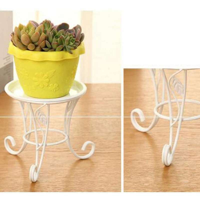 Flower Stool Metal Flower Stand,european Style Stool Balcony Floor 1
