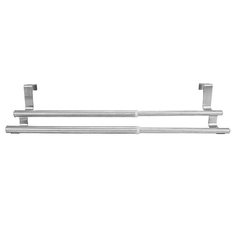 Retractable Towel Rack Towel Bar for Bathroom Supply(40cm Double Bar)