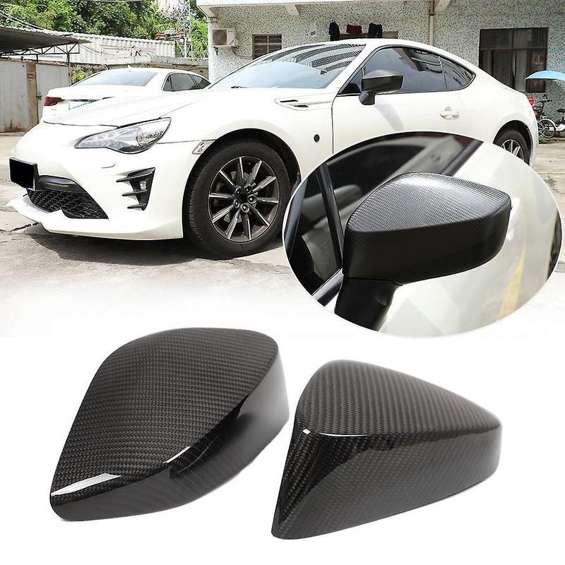Carbon Fiber Exterior Side Rearview Mirror Decoration Cover Stickers