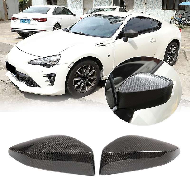 Carbon Fiber Exterior Side Rearview Mirror Decoration Cover Stickers