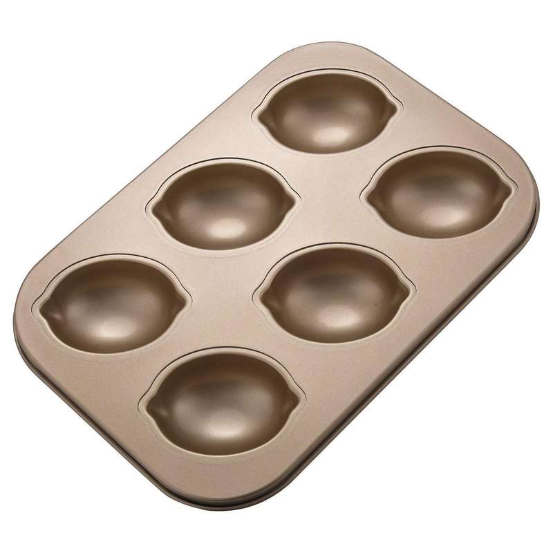 Carbon Steel Cake Mold Lemon Shape Nonstick Cake Muffin Pot Tray