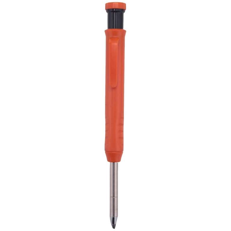 Carpenter Pencil 12 Refill Leads Built-in Sharpener Construction B