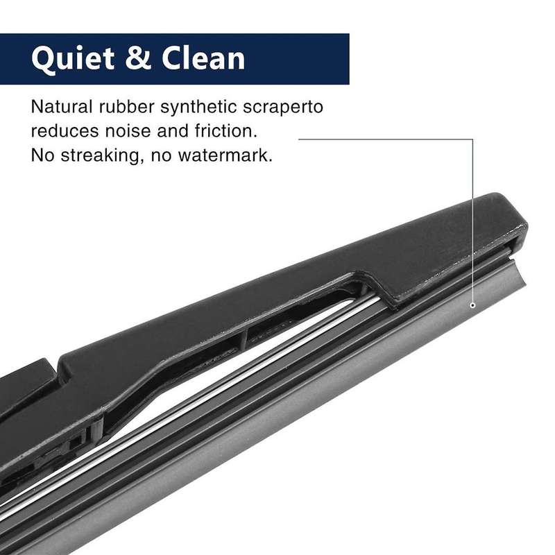 Car Rear Windshield Wiper Blade Arm Set for Kia Soul 2010-2017