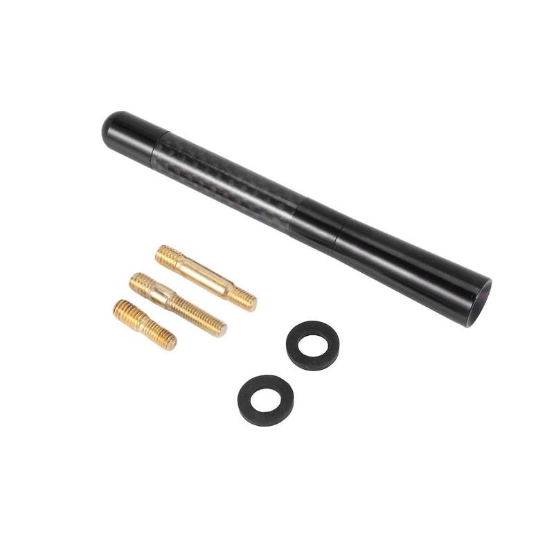 Universal 5 Inch 120mm Black Antenna Carbon Fiber Printer Car Radio