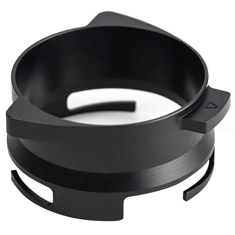 Coffee Powder Receiving Dosing Ring Rotatable Loop, Black