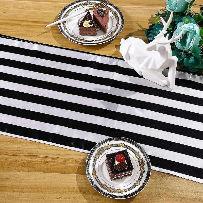 Striped Table Runner,striped Table Runner Table Runner Elegant Decor