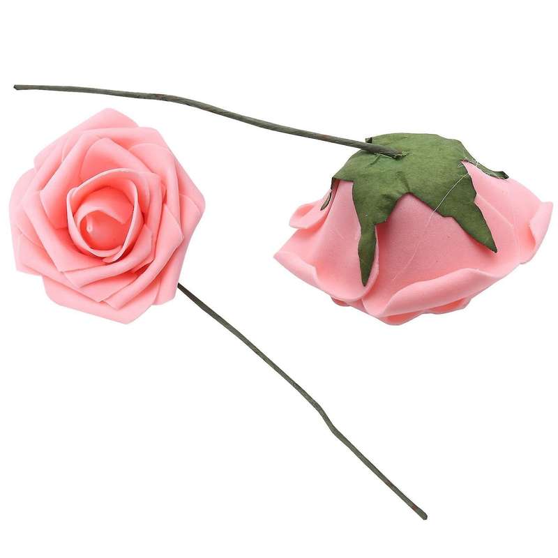 20pcs Artificial Flower Wedding Bouquet Party Decoration Light Pink
