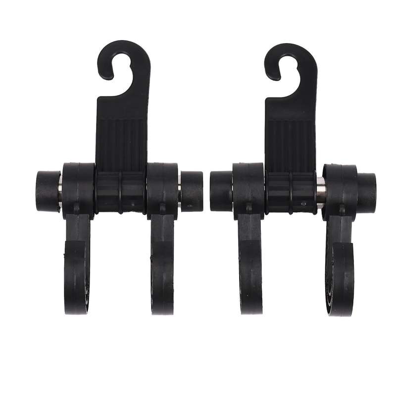 2x Car Hooks Back Seat Hidden Headrest Hanger, Universal Holder