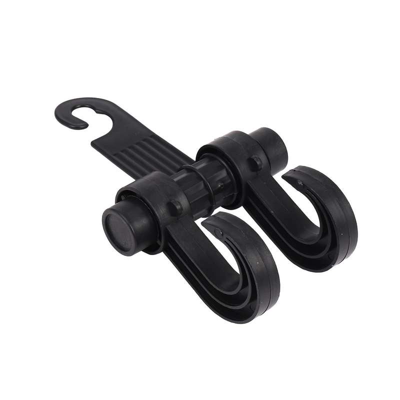 2x Car Hooks Back Seat Hidden Headrest Hanger, Universal Holder