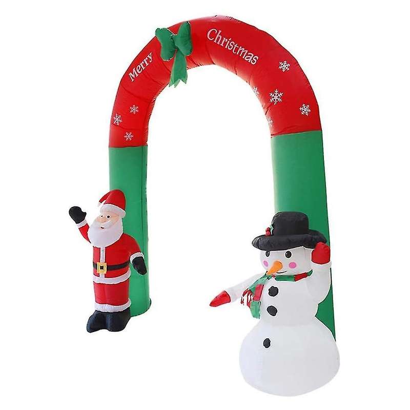 Christmas Inflatable Archway Decorations for Yard Square Eu Plug