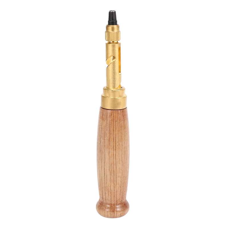 6pcs Punch Leather Tool,6 Tips 1.5m 2mm 2.5mm 3mm 3.5m 4mm