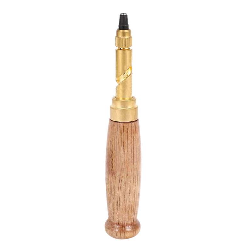 6pcs Punch Leather Tool,6 Tips 1.5m 2mm 2.5mm 3mm 3.5m 4mm