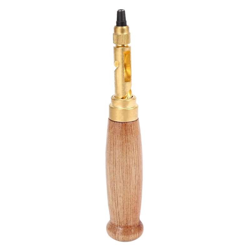 6pcs Punch Leather Tool,6 Tips 1.5m 2mm 2.5mm 3mm 3.5m 4mm