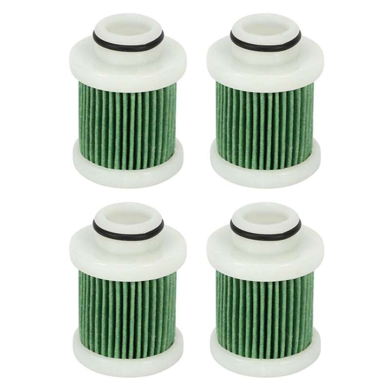 4pc Fuel Filter for Yamaha 40-115hp F40a F50 T50 Engine Marine,green
