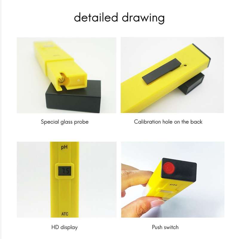 Acidity Meter, Ph Meter, Portable Water Quality Detection Pen