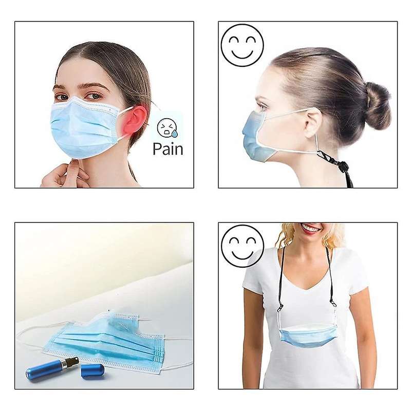 Lanyards for Face Mask 6 Pack, Mask Holder for Kids Adults Women