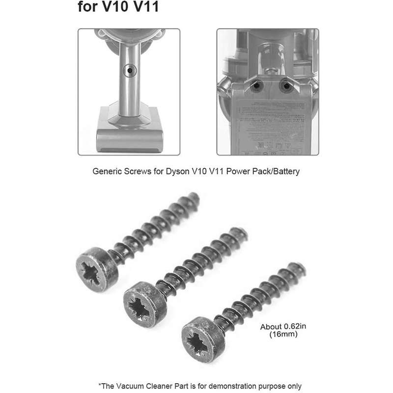 Set Of 6 Screws for Dyson Cordless V6 V7 V8 V10 V11 Vacuum Cleaner