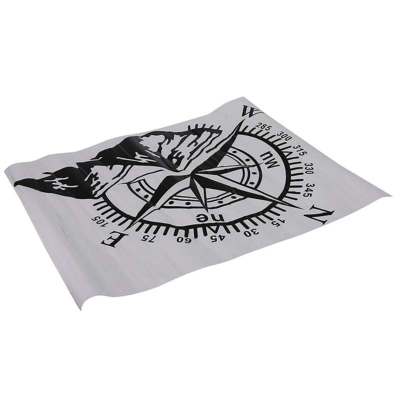 50x60cm Car Hood Mountain Navigation Car Sticker Black